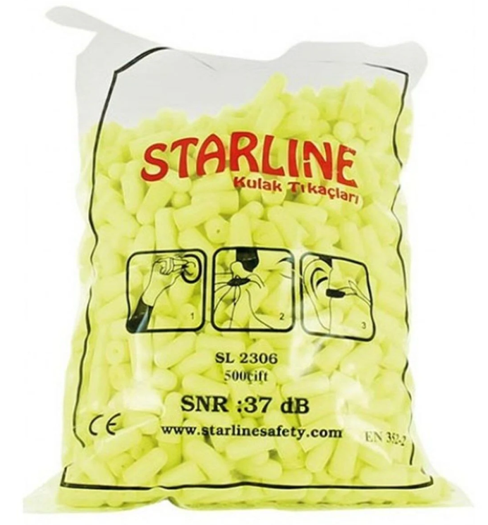 Starline Kulak Tıkacı Dökme 2306 250 Adet