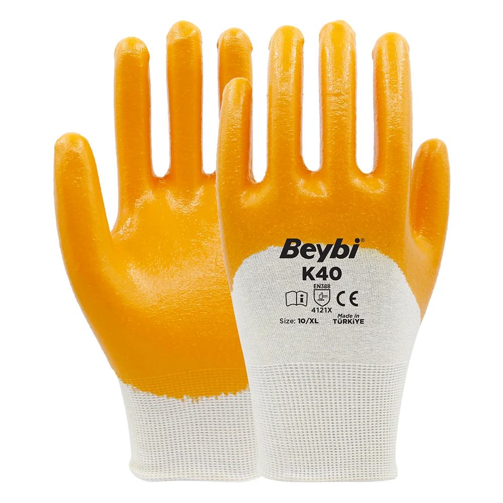Beybi K40 Sarı Nitril Eldiven