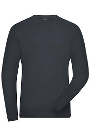 Sıfır Yaka Kısa Kollu Penye  T-Shirt Lacivert Uzun Kollu