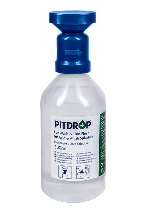 PITDROP 500 ml MAVİ Göz Duşu Solüsyonu