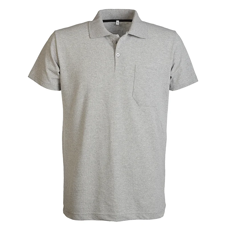 POLO YAKA KISA KOLLU LAKOST GRİ