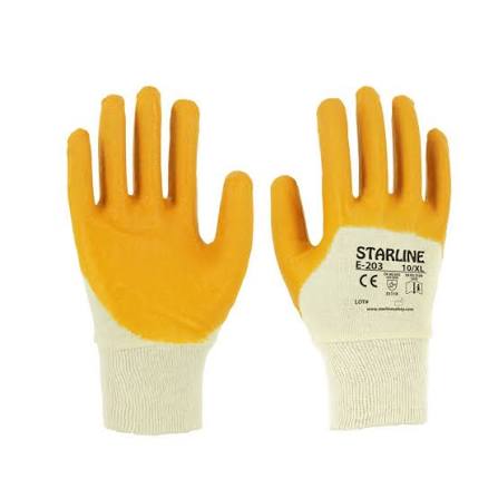 Starline E-203 Sarı Nitril Eldiven