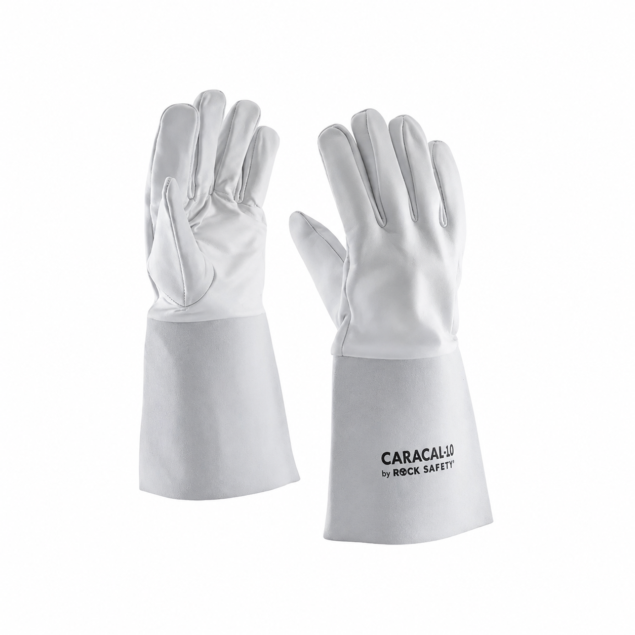 Rock Safety Caracal Argon Gri Kaynak Eldiveni Deri
