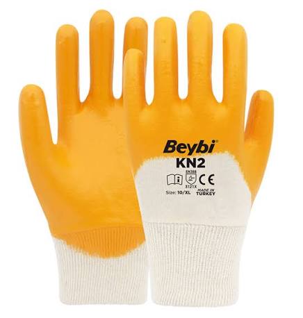 Beybi Kn2 Sarı Nitril Eldiven