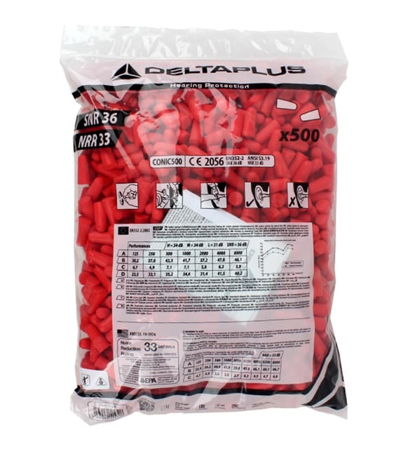 Delta Plus Conıc 500 Lü Kulak Tıkacı
