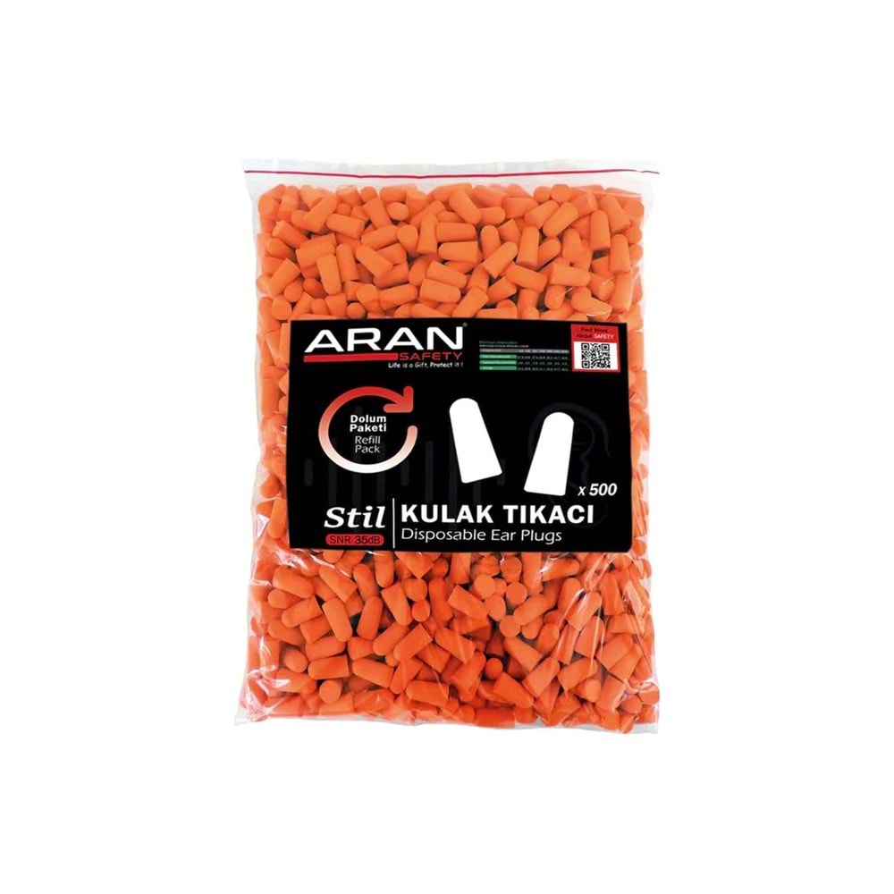 Aran 500 Çift Kulak Tıkacı