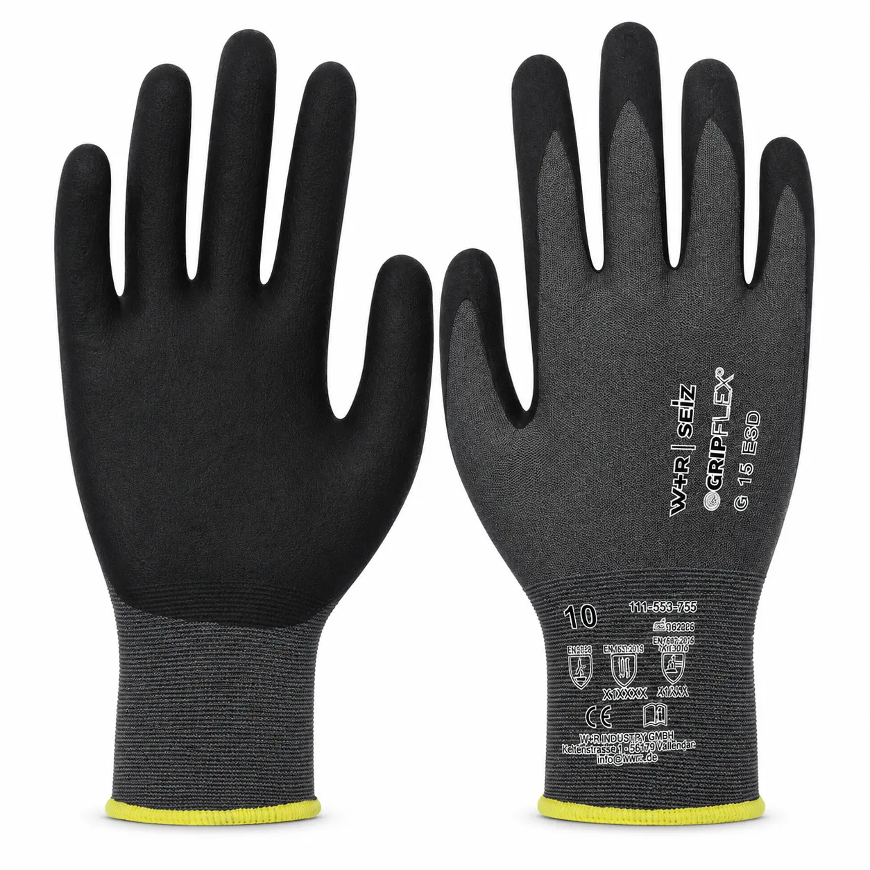 WR GRIPFLEX G15 ESD NİTRİL MONTAJ ELDİVEN